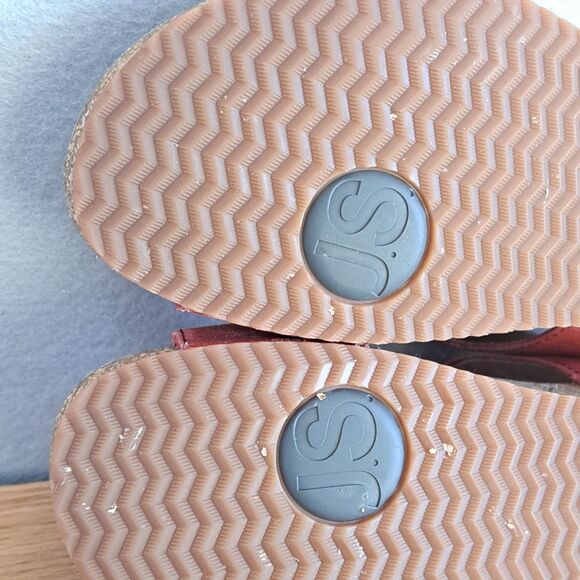 Josef Seibel Tonga 25 Strappy Walking Comfort Sandals Cork Red EU 41 US 10 - Picture 9 of 12